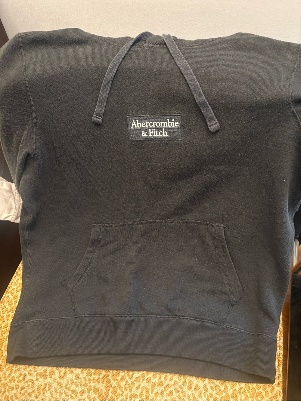 Abercrombie & Fitch Black Hooded Pullover - Picture 2 of 5